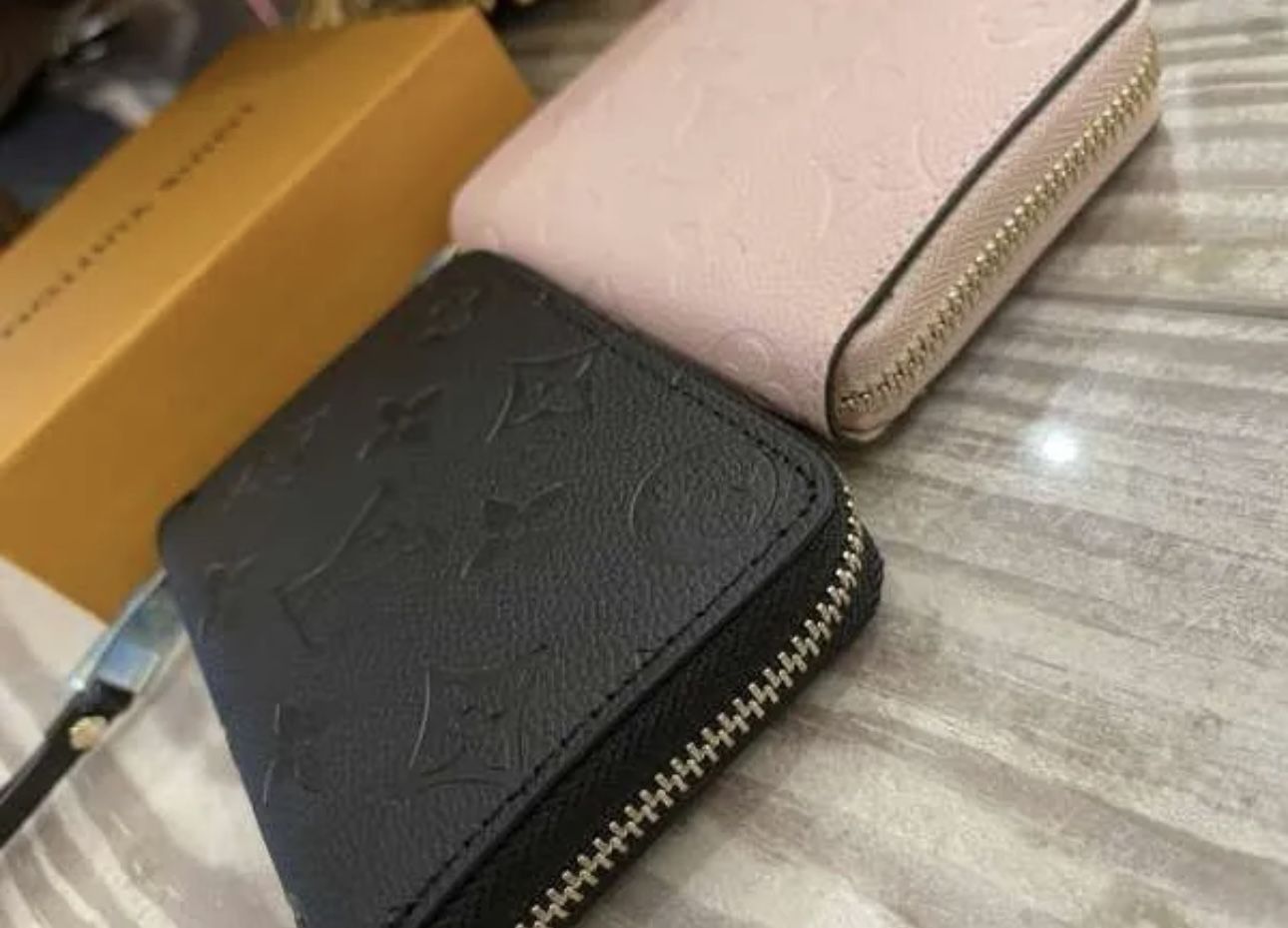 Pink and /or Black Mini LV Wallet 
