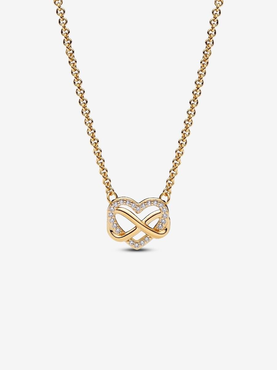 PandoraSparkling Infinity Heart Collier Necklace