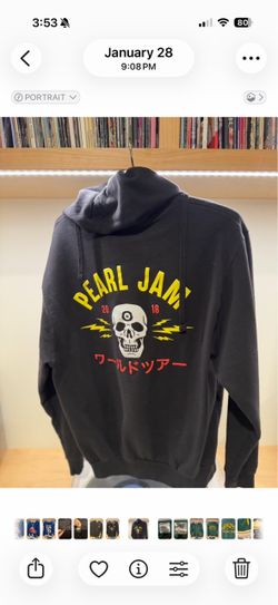 Pearl Jam Electric Skull Hoodie