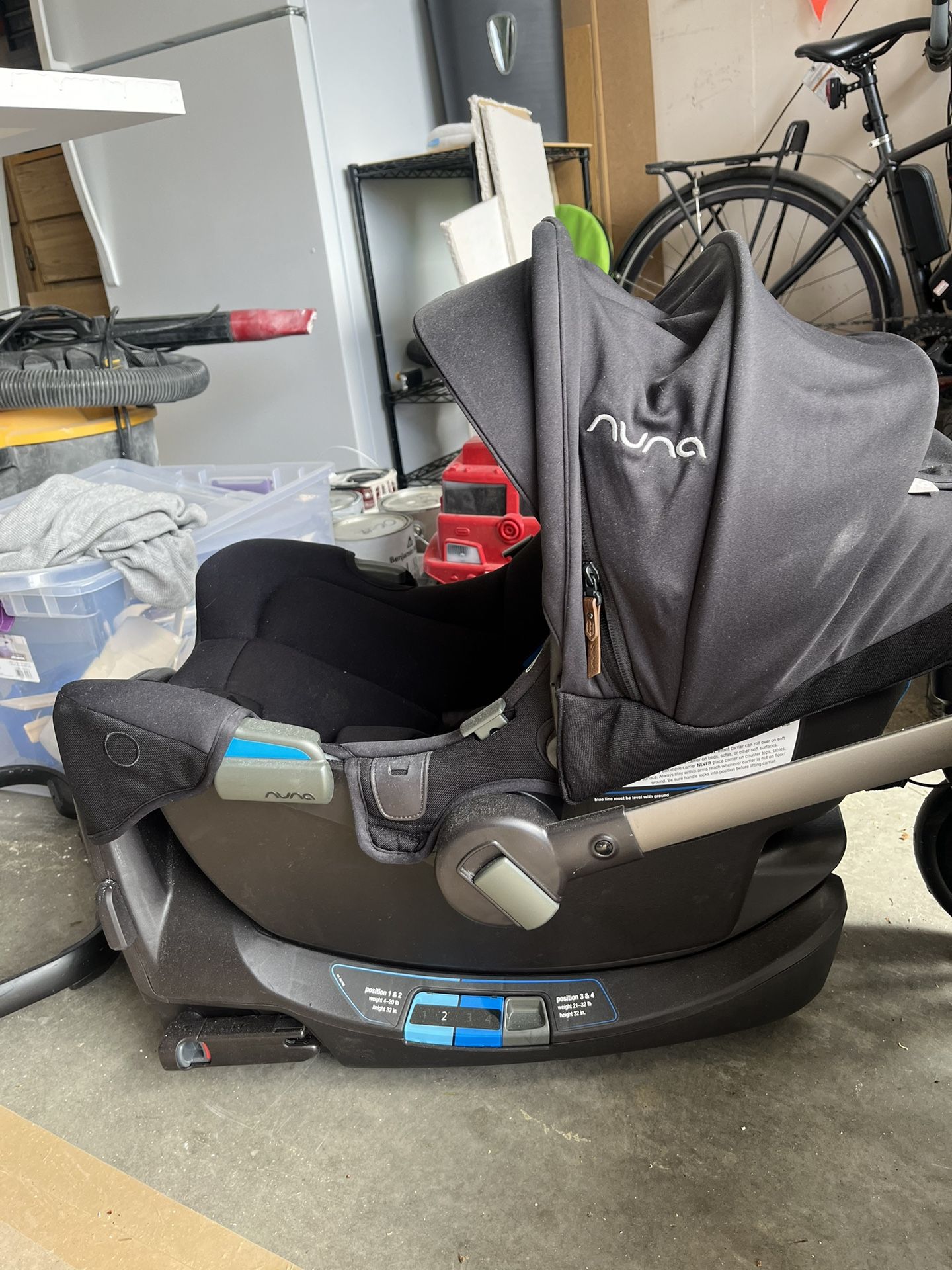 PENDING: Nuna Pipa RX Car Seat And Base, With Stroller Attachment And Newborn Inserts 