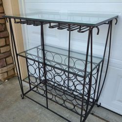 Bar Wine Rack Table