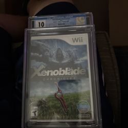 xenoblade chronicles wii CGC Graded 10! A++ Seal Japan