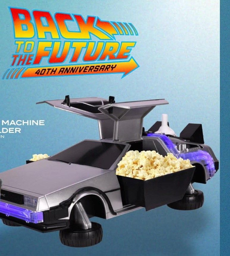 Back to the Future 40th Anniversary popcorn bucket from AMC