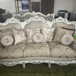 3 Piece Beautiful Living Room Set -French Style 