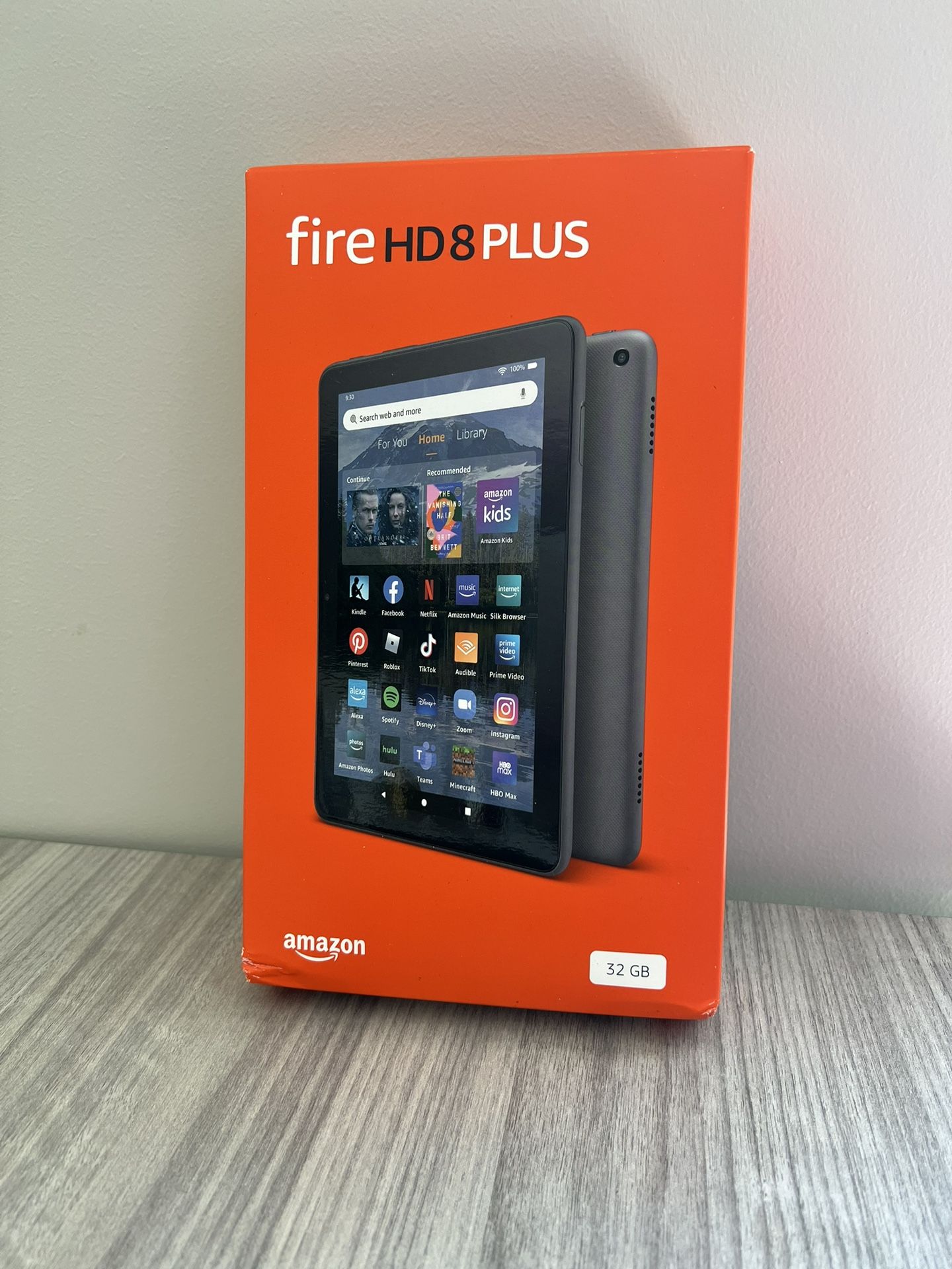 Brand New (unopened) - Amazon Fire HD 8 Plus tablet, 8” HD Display, 32 GB, 30% faster processor, 3GB RAM, wireless charging, (2022 release), Gray