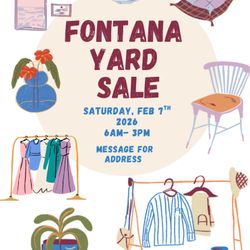 Fontana Yard Sale