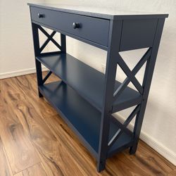 Drawer Console Table with Shelves/ Entry table