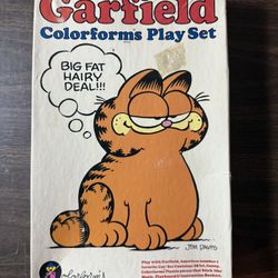 Vintage 1978 Garfield Colorforms Play Set complete