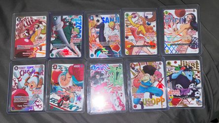Round 1 X One Piece Complete Set 10 Cards Promo