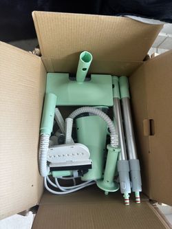 Steam cleaner with different accessories