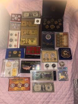 ⭐️Vintage Silver coins Gold square bar Coins⭐️