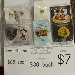 Cast Exclusive Disney Pins