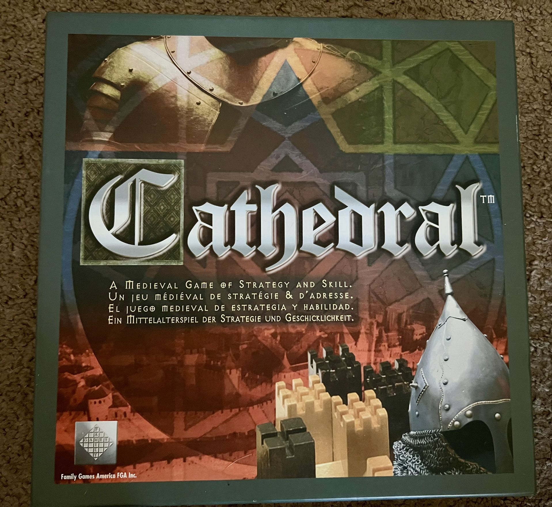 Complete Classic Cathedral Wooden Strategy Game