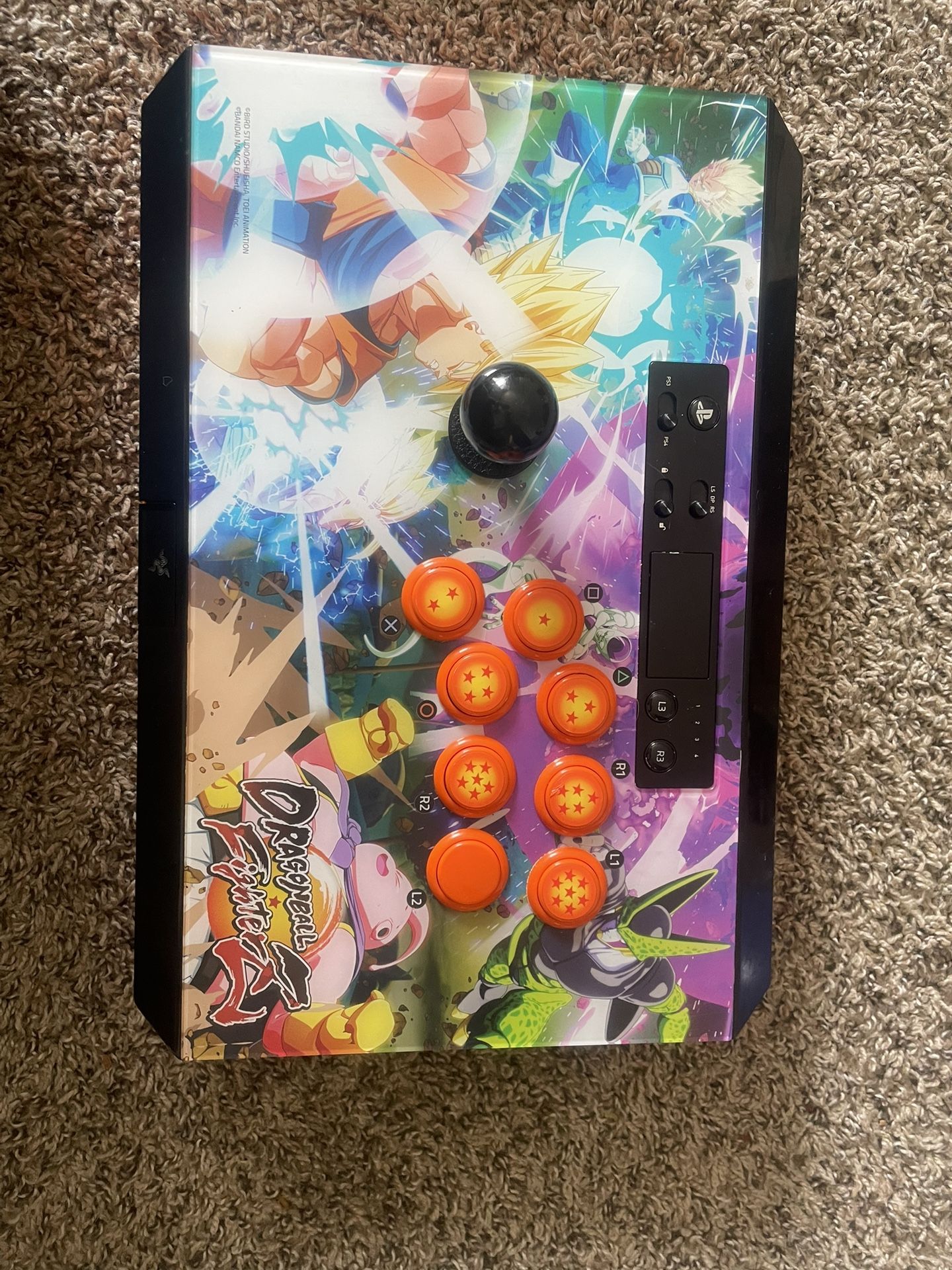 PlayStation 4 Razer Panthera Arcade Stick Dragon Ball FighterZ
