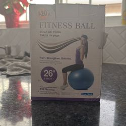 BLUE FITNESS YOGA BALL