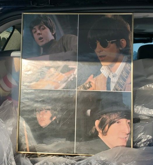 COLLECTORS VINTAGE BEATLES PICTURE. SWEET! GREAT GIFT