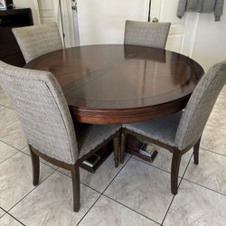 Lacks Premium Extended Mahogany Wood Table
