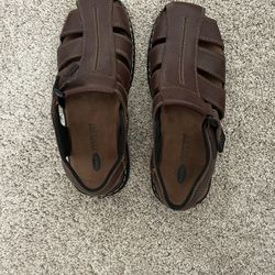 Men Size 10 - Dr. Scholl’s Leather Sandal - NEW