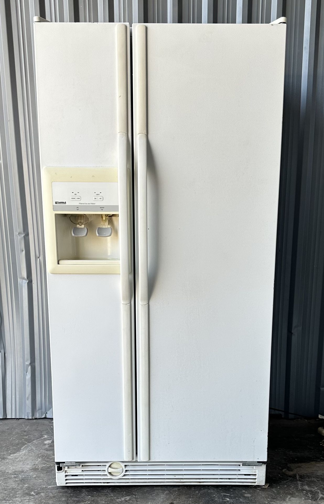 Kenmore Coldspot 25 Cubic Capacity White Side By Side Fridge