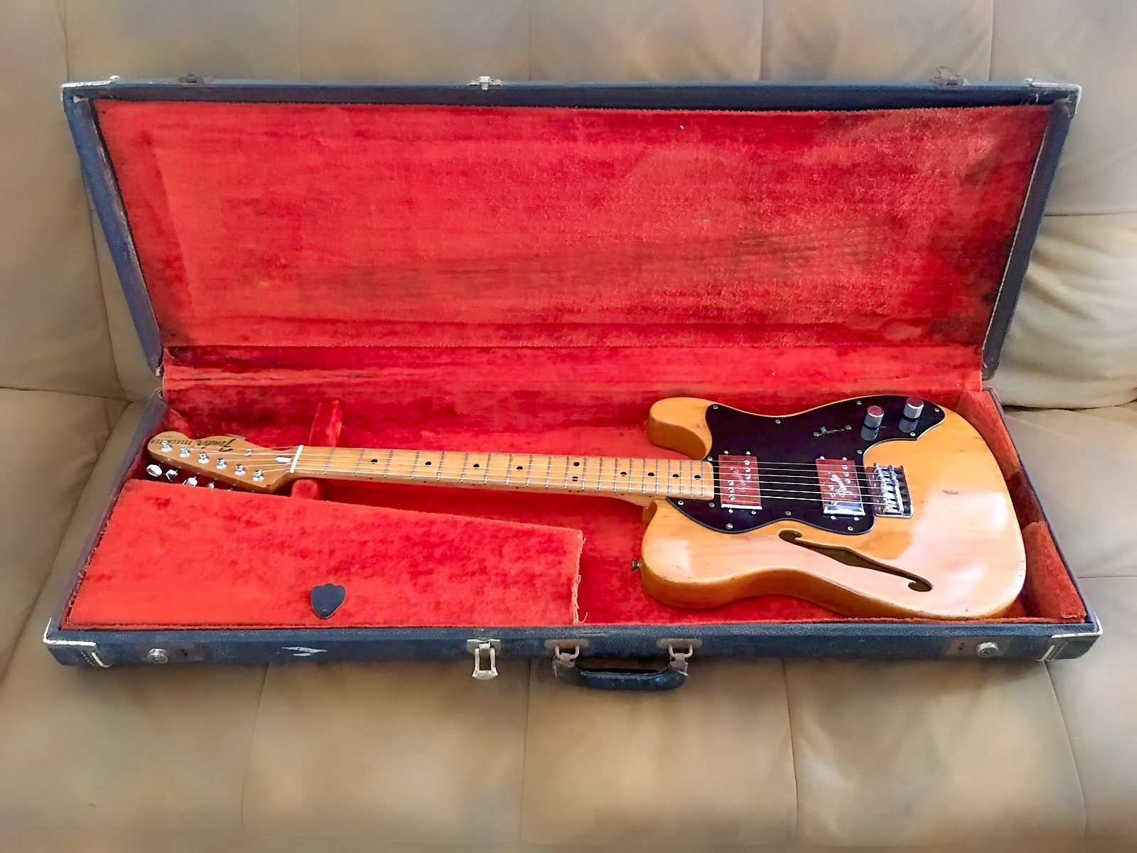 1972 Fender Telecaster Thinline – Original Finish – w/ Original Hardshell Case – $3,200 (Los Angeles)