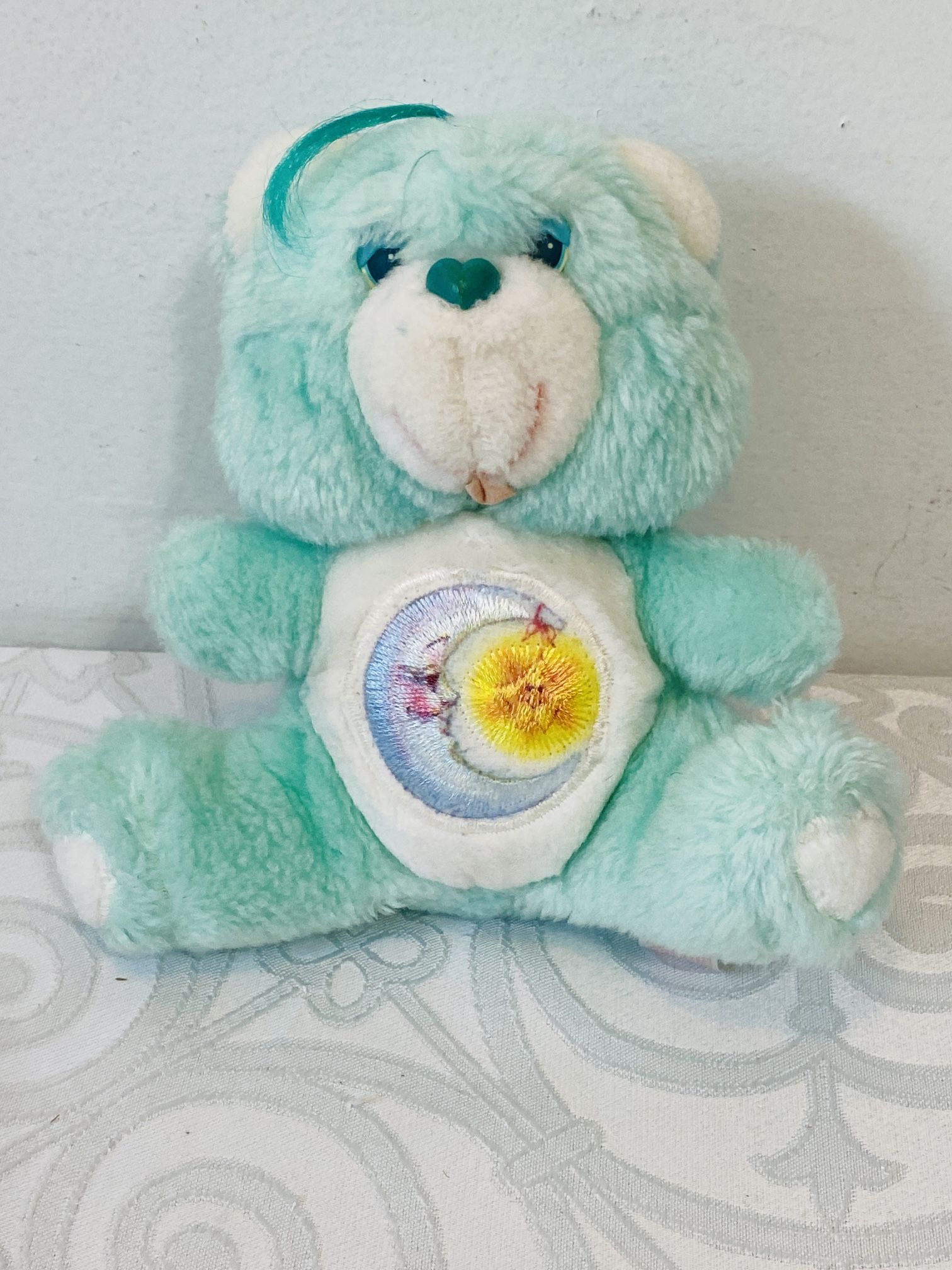 Vintage CARE BEAR BEDTIME BEAR Plush 6" 1983 Kenner EUC
