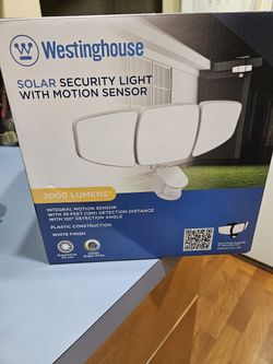 Solar Security Light with Motion Sensor