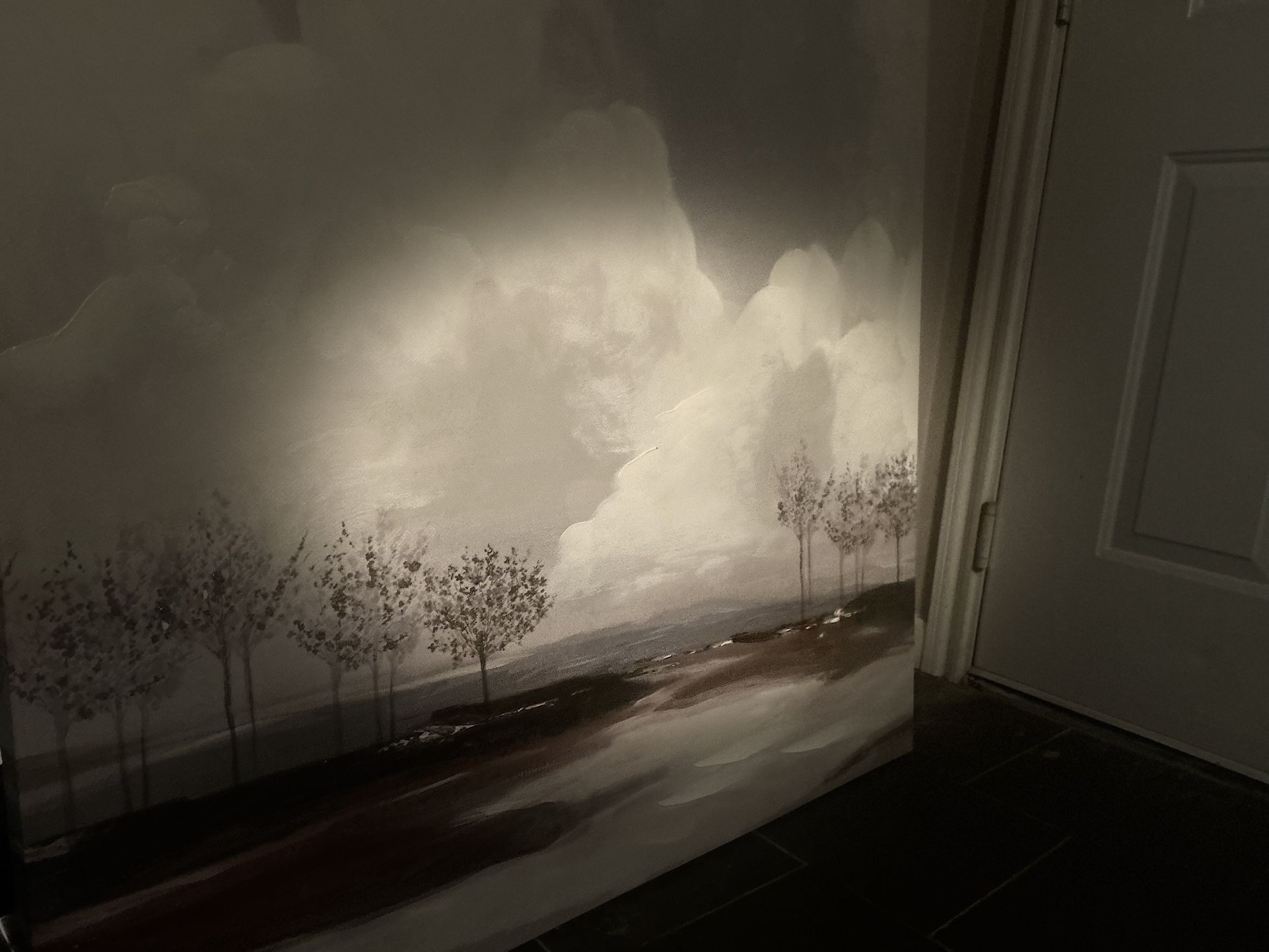 Gorgeous, Large Hand Painted Wall Art