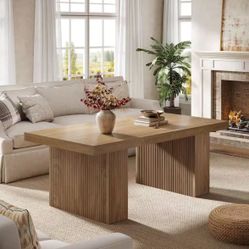 Modern Fluted Coffee Table