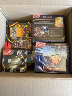 Pokémon chaos rising , pitch black box Bundle