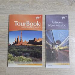 AAA Tourbook Guide Arizona and New Mexico, Map Arizona and New Mexico