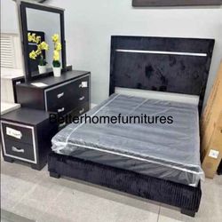 New 4pc Bedroom Set In Box 📦 Finance Available No Credit Needed $39 Down 