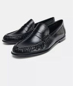 Zara loafers Ruched