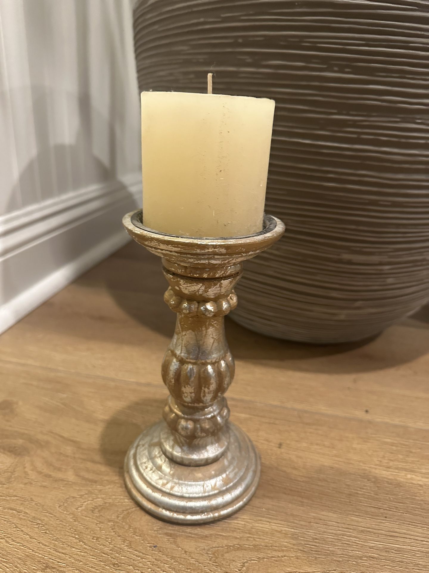 Candle Holder And Candle 