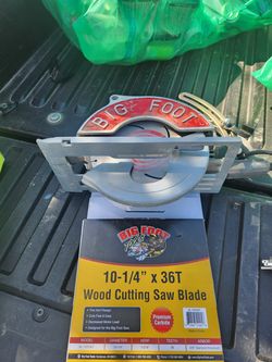 Bigfoot skilsaw 10.5"