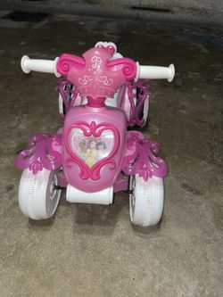 Cinderella Princess Toddlers 4 Wheeler