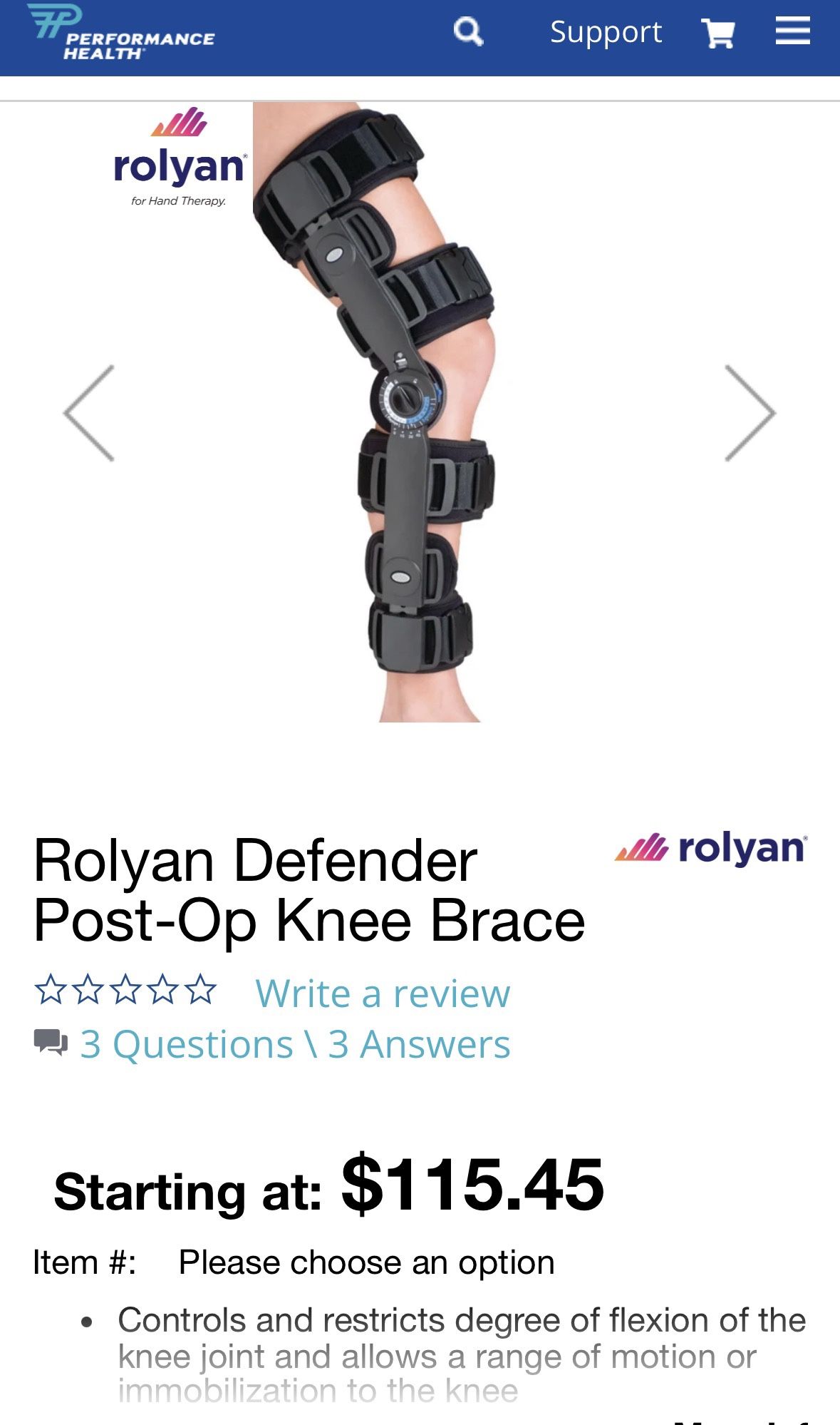 KNEE BRACE 