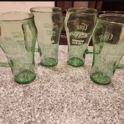 Coca-Cola Vintage Cowboy Whataburger Glasses