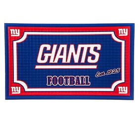 NFL NY Giants Embossed Door Mat