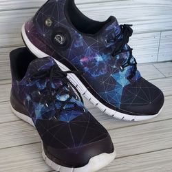 Reebok Women's Zpump Fusion AG Running Shoes Black White Mint Glow Size 8 Sneakers