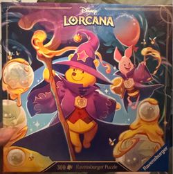 D23 2026 Disney Lorcana Winnie the Pooh & Piglet 300-Piece Puzzle – New Sealed