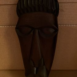 Smaller African wood carved mask
