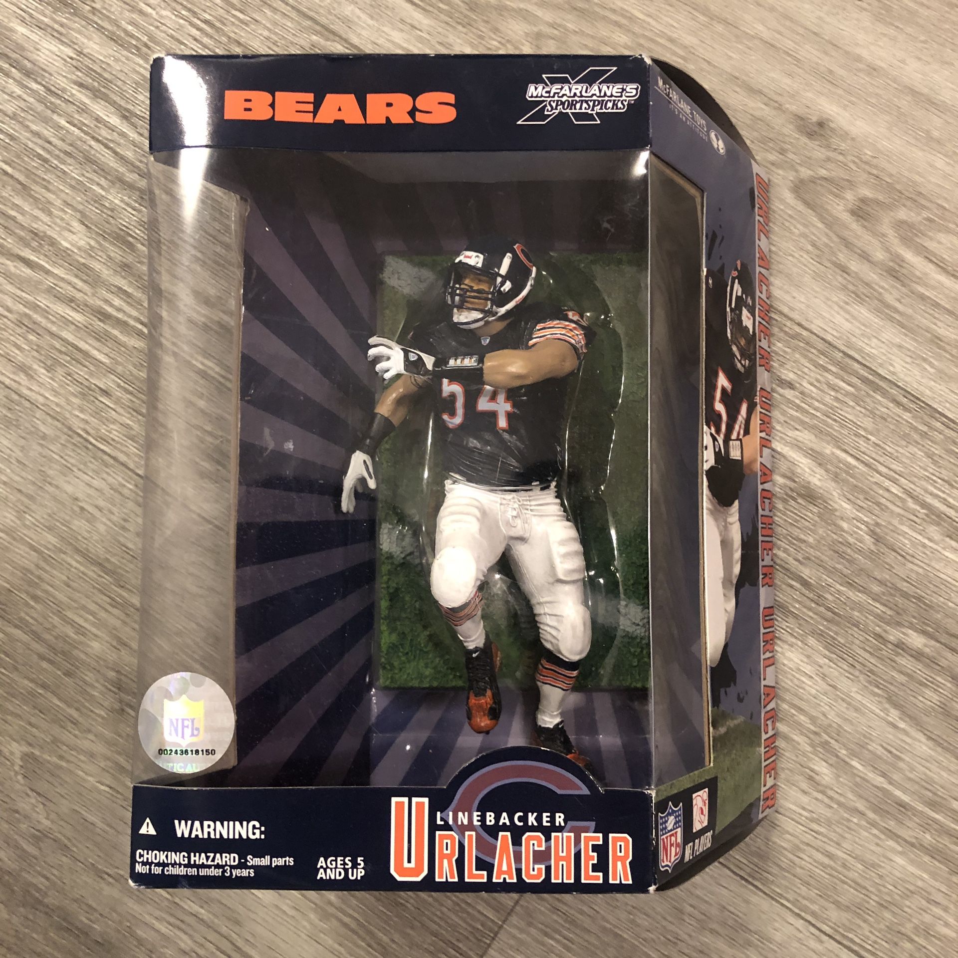 2007 McFarlane NFL Chicago Bears Brian Urlacher Figure/Statue