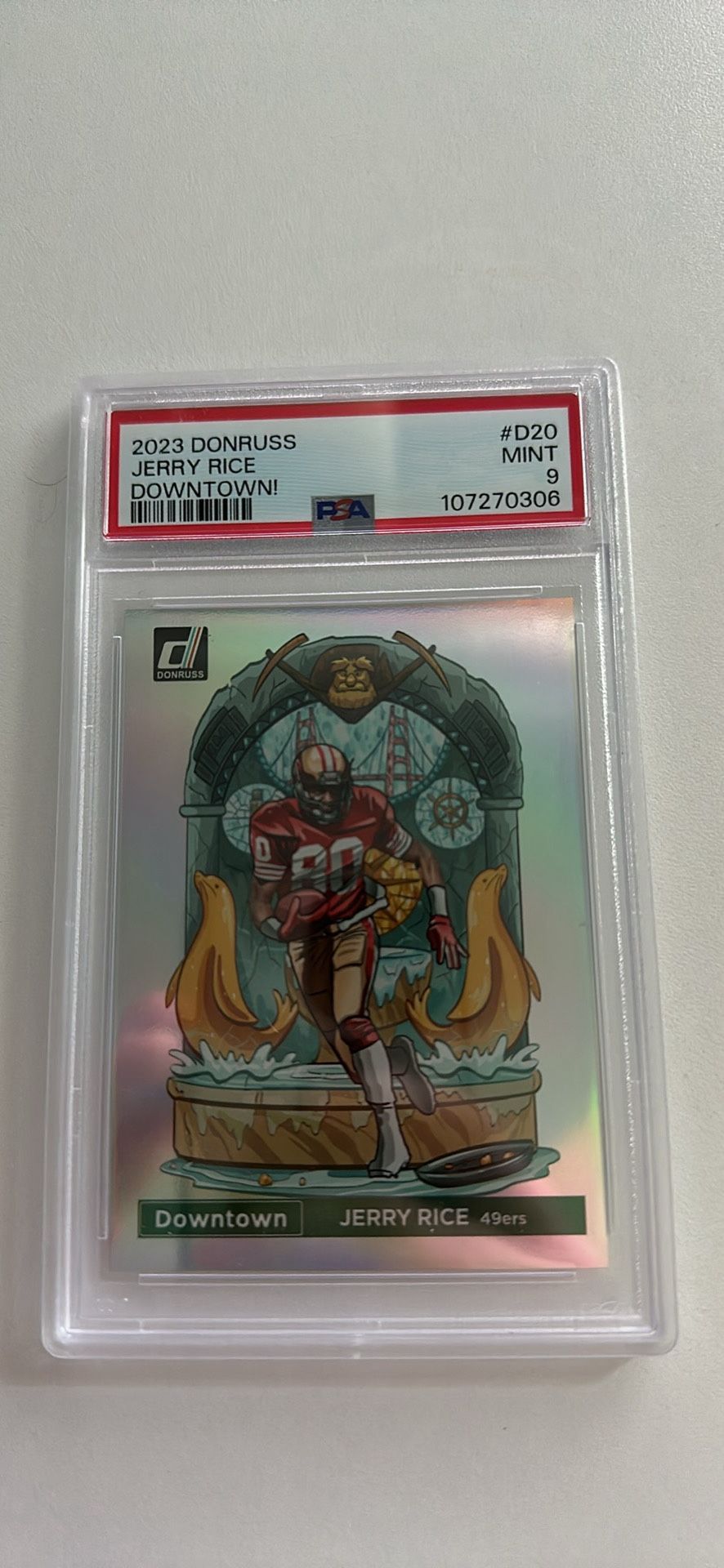 Jerry Rice Downtown PSA 9