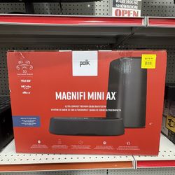 Polk MagniFi Mini AX Sound Bar with Wireless Subwoofer