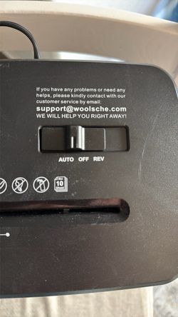 Woolsche paper shredder