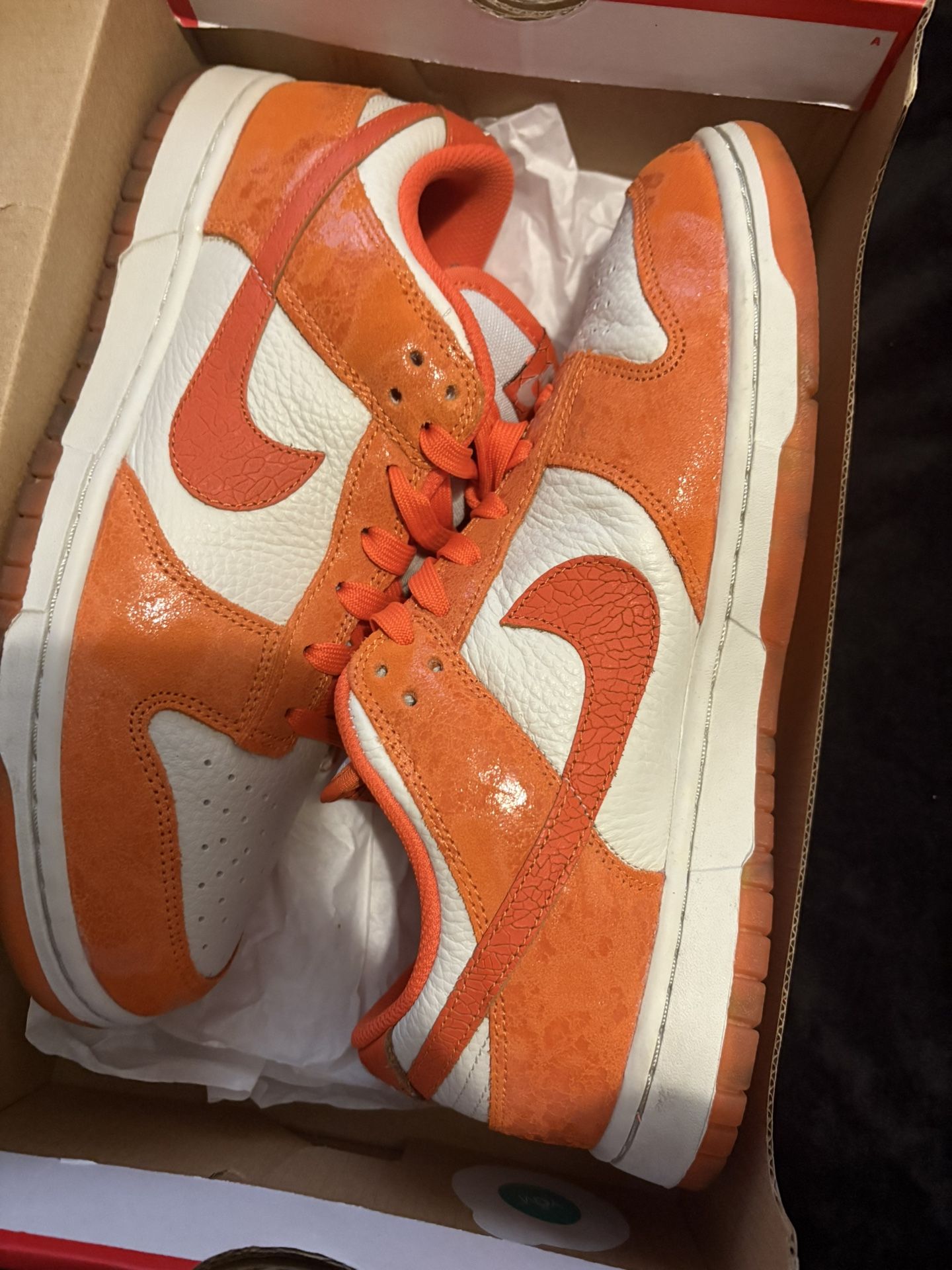 Nike Dunk Low Cracked Orange 8.5 