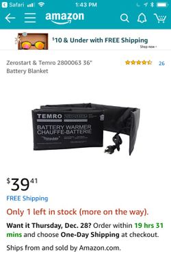 Battery warmer