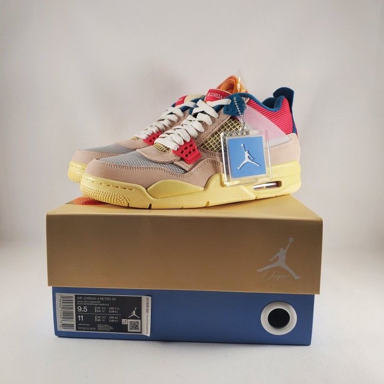 Jordan 4 Union Guava