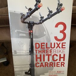 New Deluxe 3 Bike Carrier Hitch