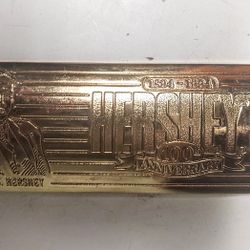 Hershey's 100th Anniversary Brass Paperweight